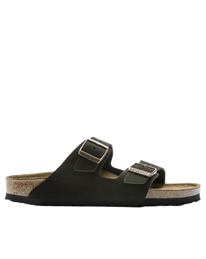 Arizona Suede Leather Sandal - Mocha - Birkenstock